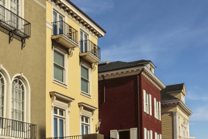 townhomes with stucco exterior